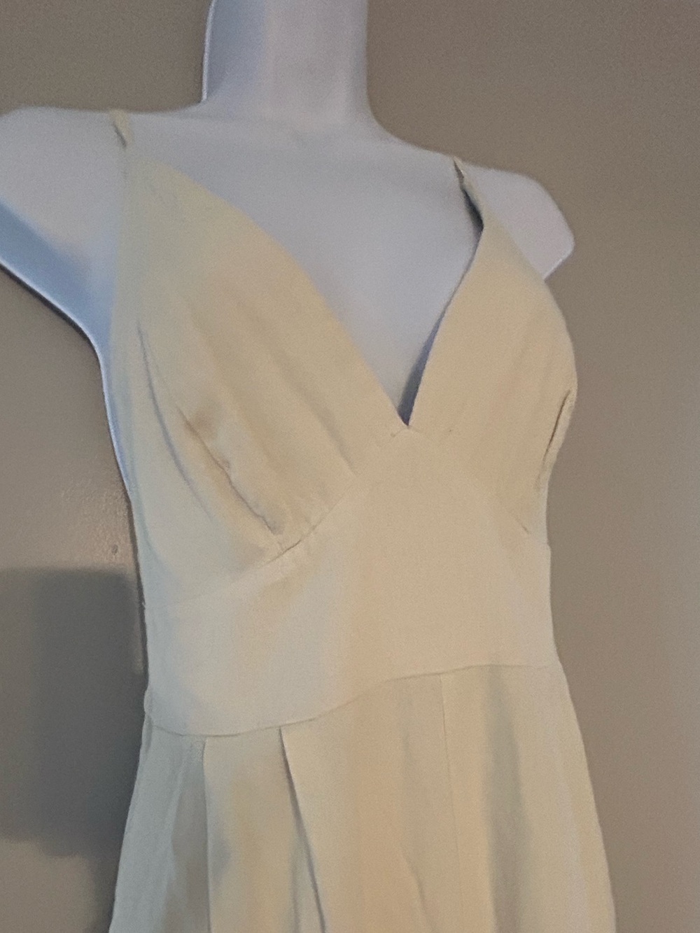 Farm Rio Cream Jumpsuit with pockets